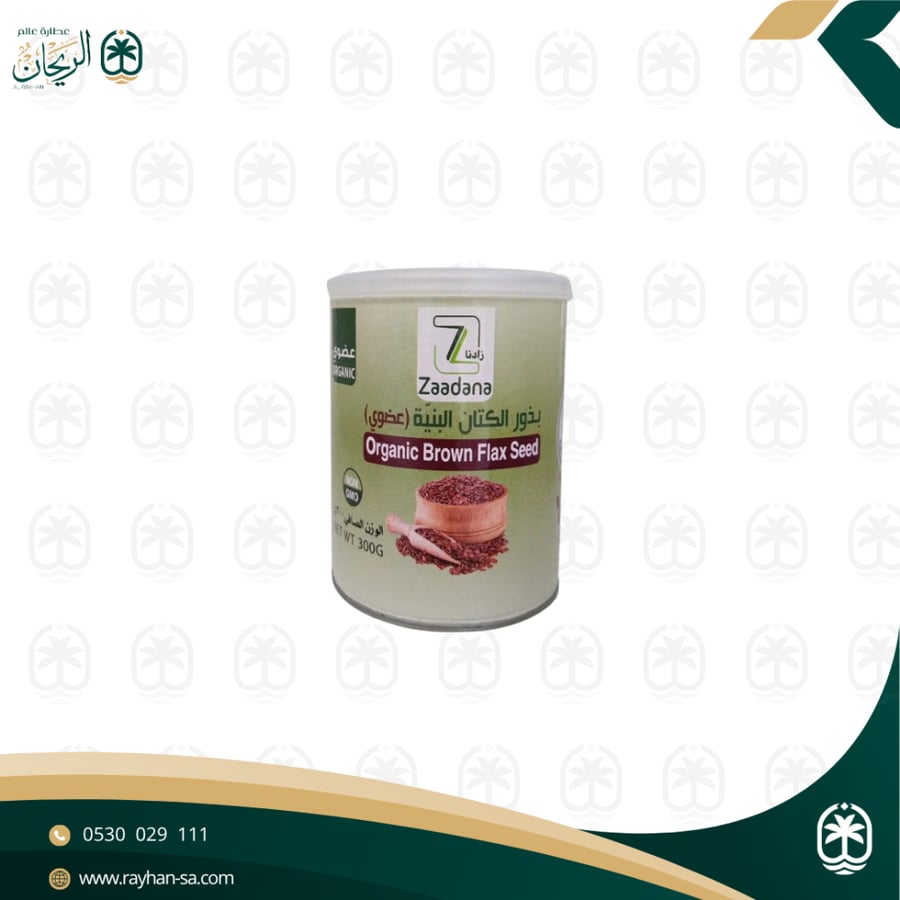‏بذور الكتان البنية عضوي 300 جرام