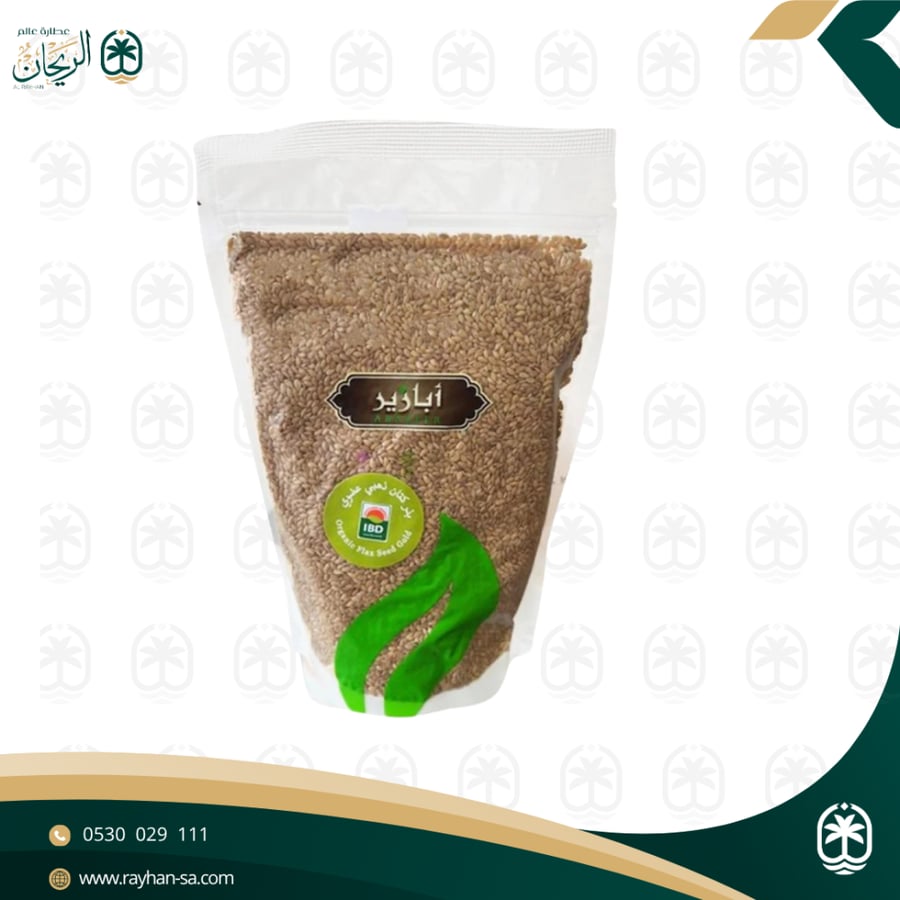 ابازير بذر كتان ذهبي (عضوي) 500غ