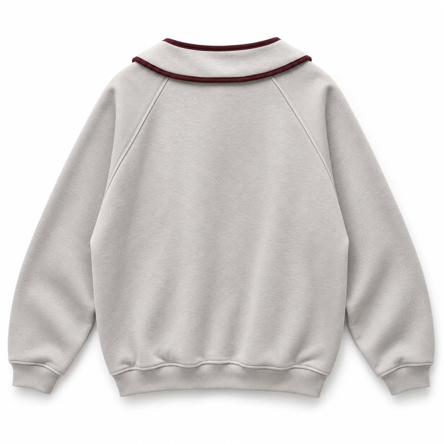 VARSITY SHAWL-COLLAR SWEATSHIRT - 13410