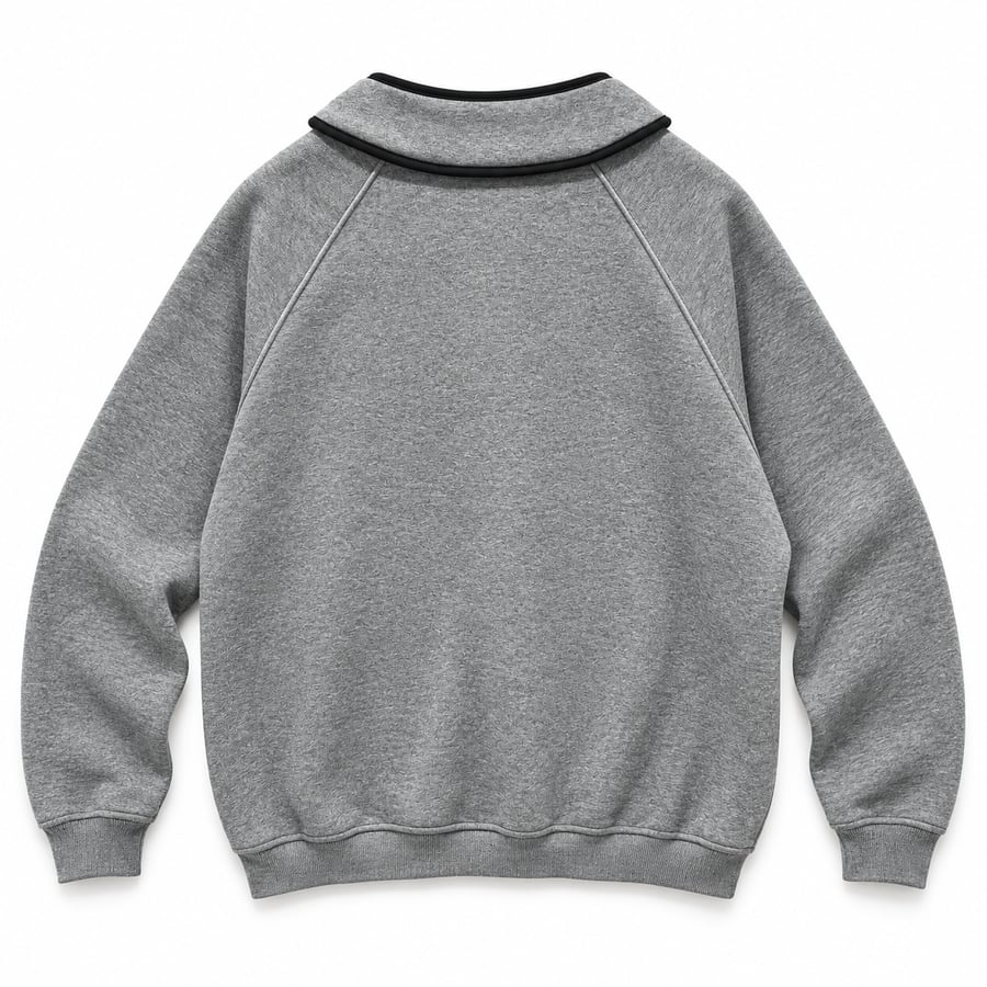 VARSITY SHAWL-COLLAR SWEATSHIRT - 13410