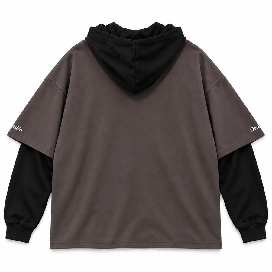 LAYERED TURBO HOODIE- 13309