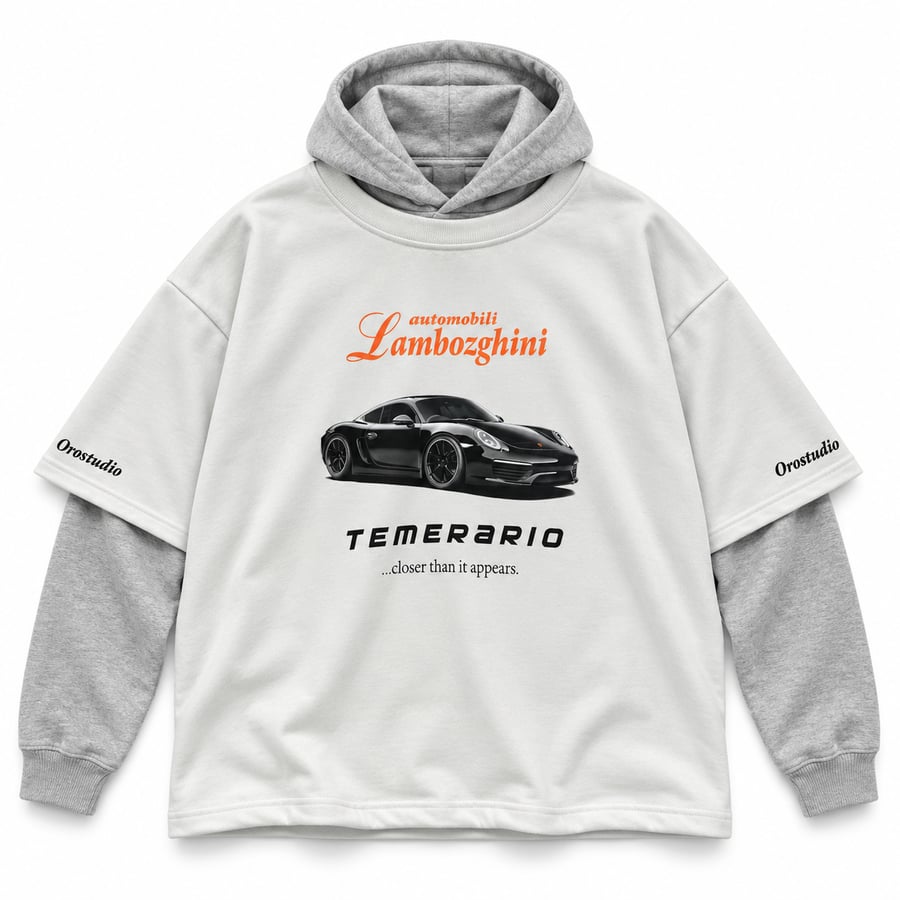 LAYERED TURBO HOODIE- 13309
