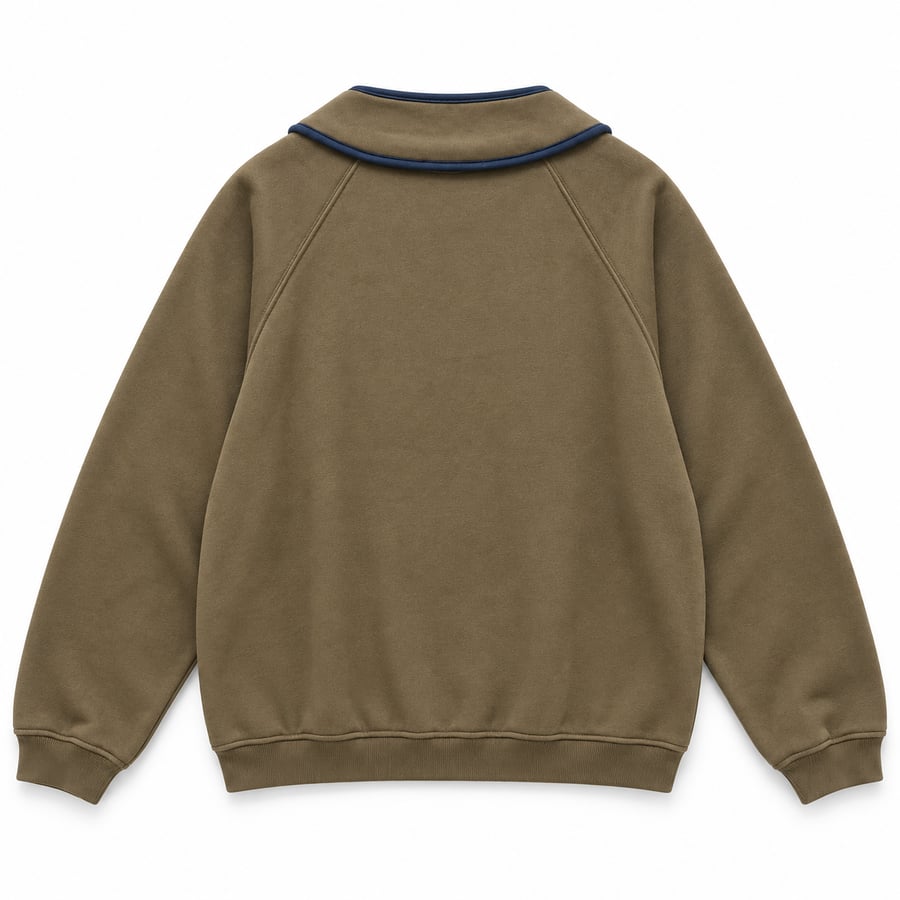 VARSITY SHAWL-COLLAR SWEATSHIRT - 13410