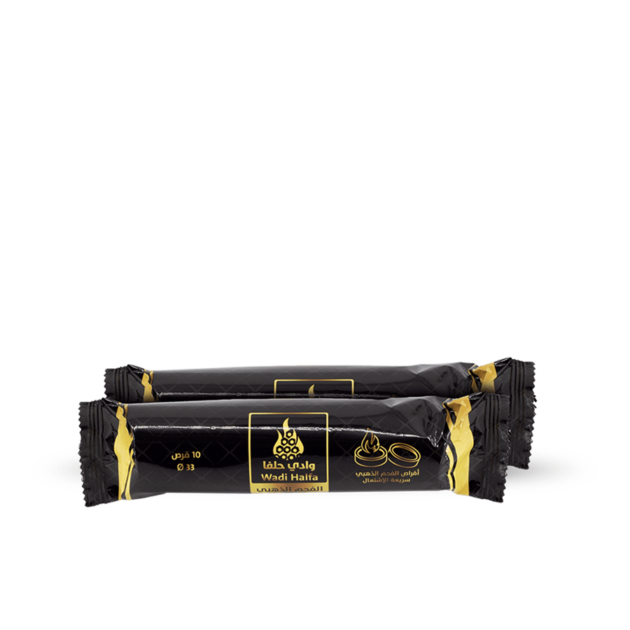 فحم مباخر وادي حلفا الذهبي 80 قرص حجم صغير