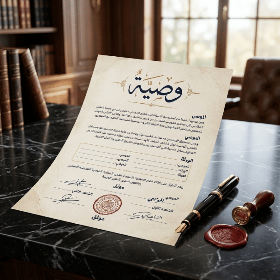توثيق وصية