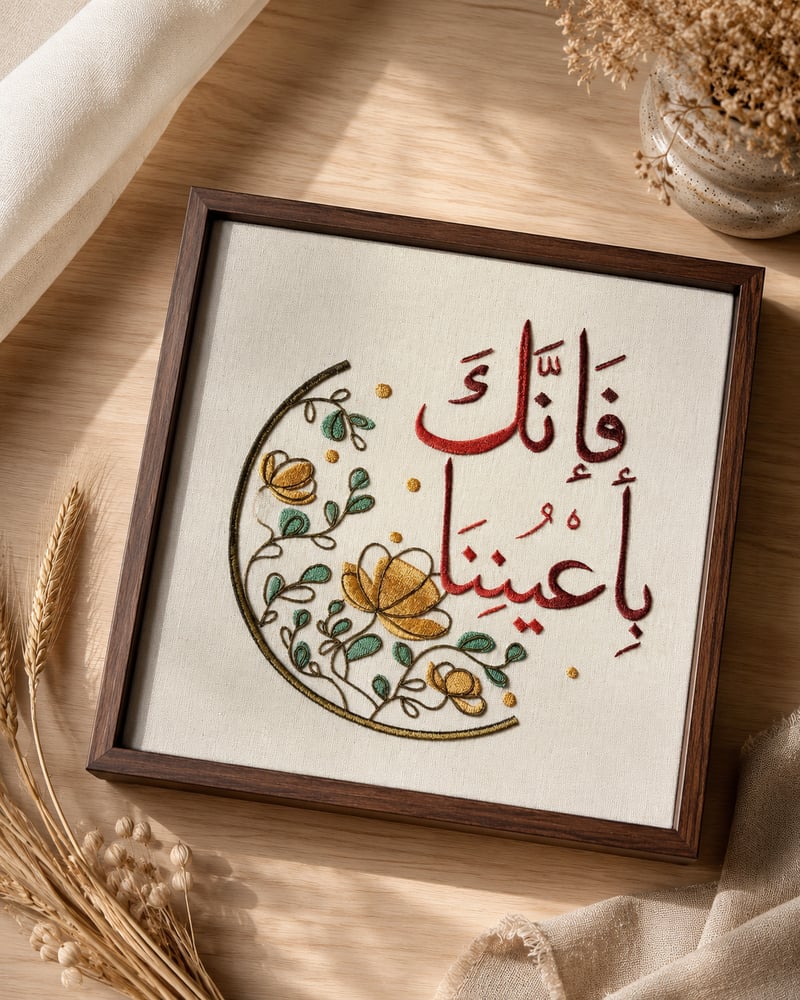 لوحة فإنك بأعيننا