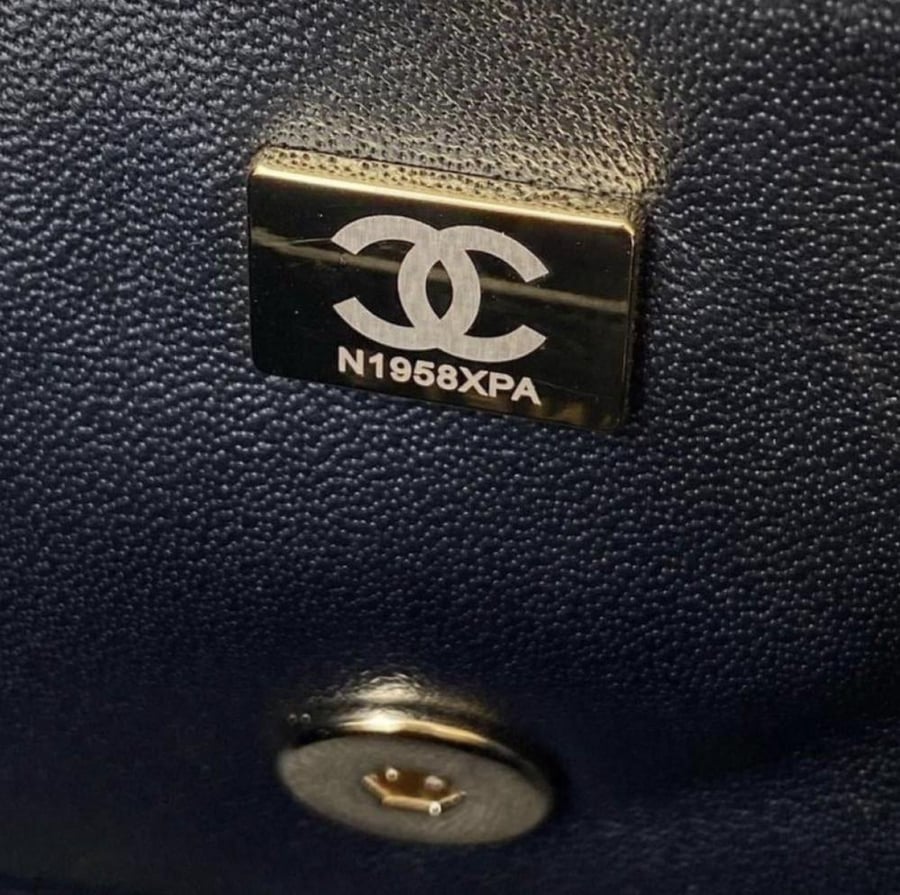شانيل ‏top handle mini rectangular flap bag ميني