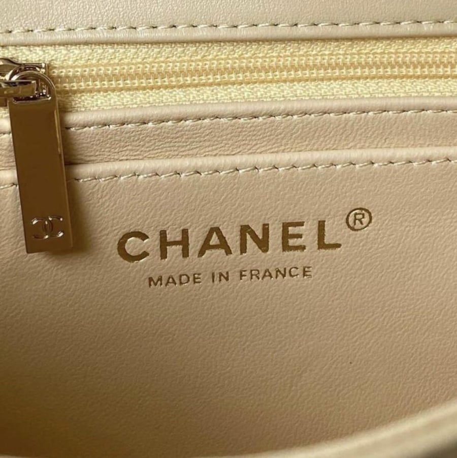 شانيل ‏top handle mini rectangular flap bag ميني