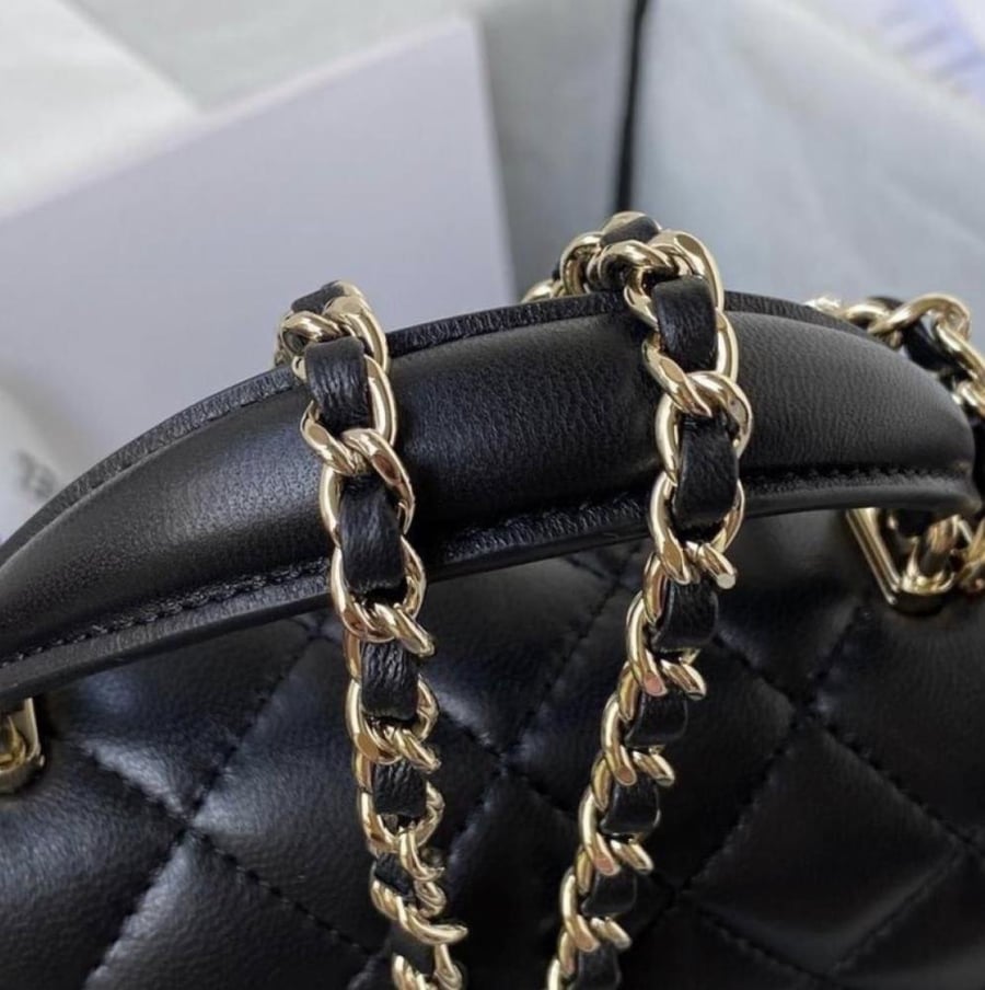 شانيل ‏top handle mini rectangular flap bag ميني