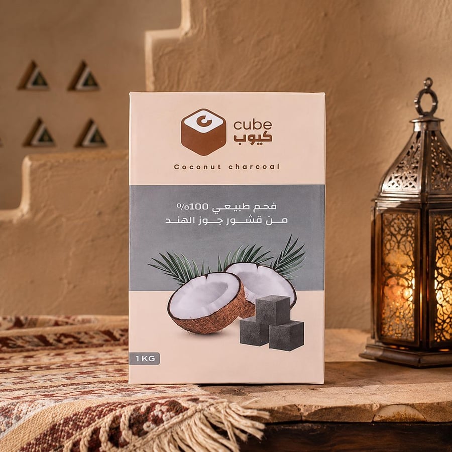 مكعبات جوز الهند (1 كجم)