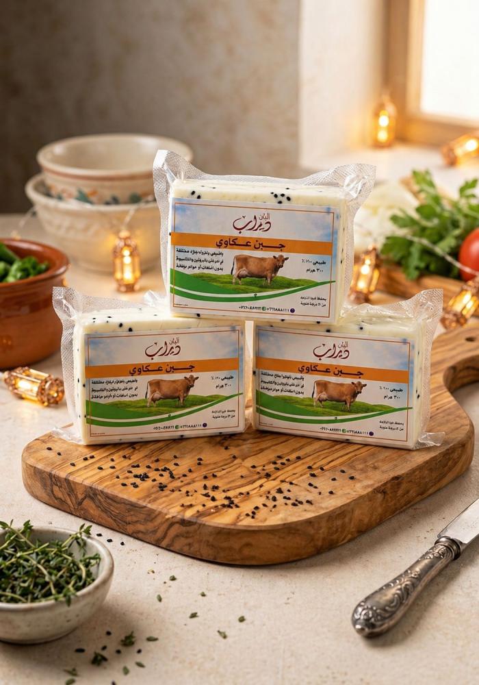 3 جبن عكاوي 200 جرام -  ( 3akkawi cheese 200 grams)