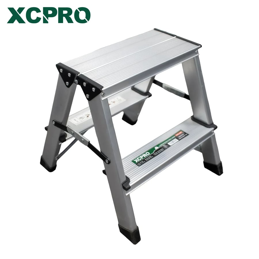 سلم المنيوم جنبين 2 درجة Double side ladder XCPRO
