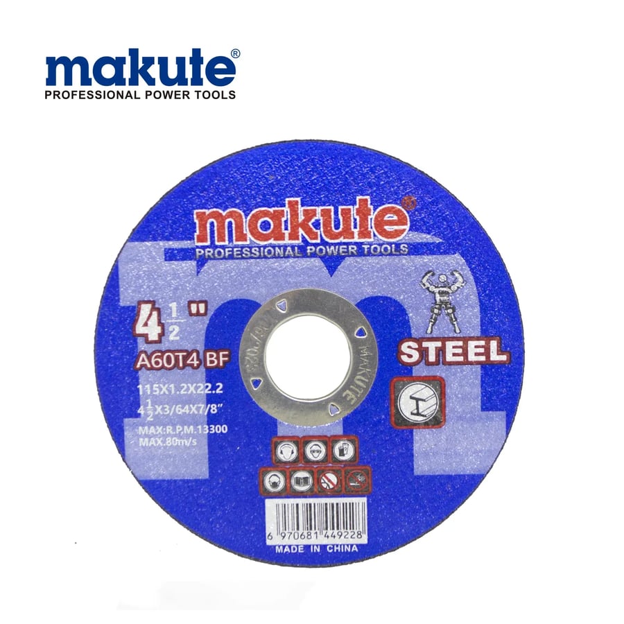 حجر قص ستانلس ماكيوت 4.5" Stainless steel disc 115*1.2 دبل الماس