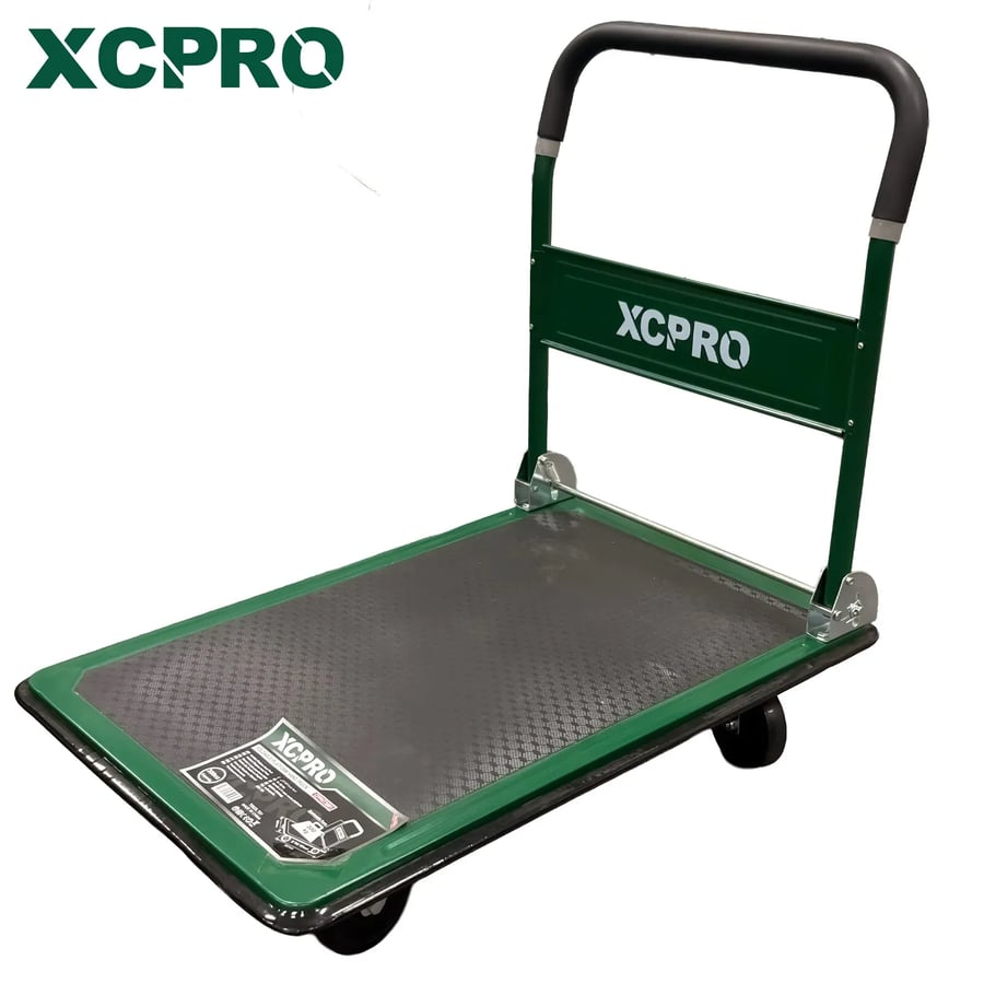 عربة نقل مسطحة 4 كفرات 300 كغ Foldable platform hand truck XCPRO