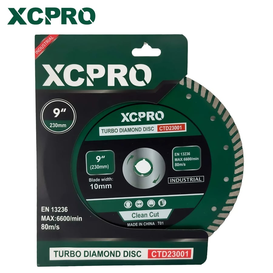 ديسك غرانيت مموج 9" Dry diamond disc XCPRO