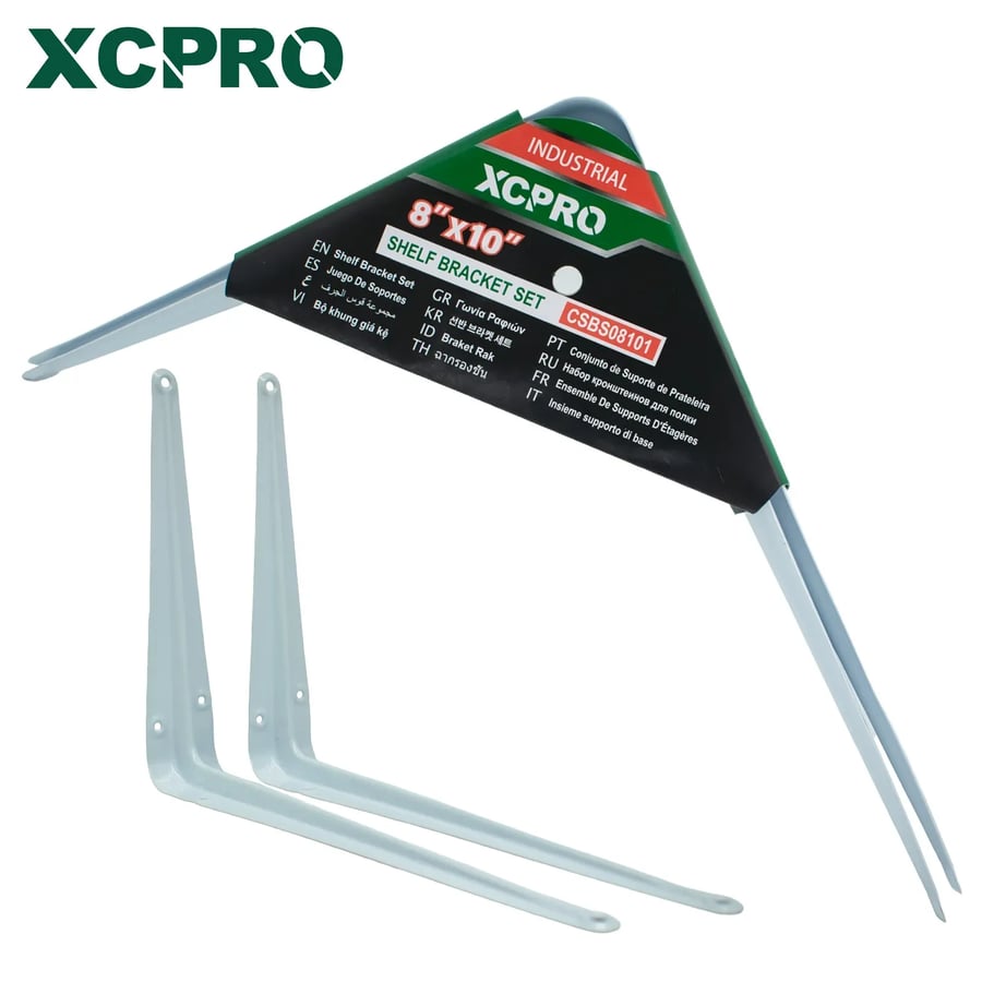 حامل رف 2 قطعة حمولة 25 كغ / 200*250 مم Shelf bracket set XCPRO