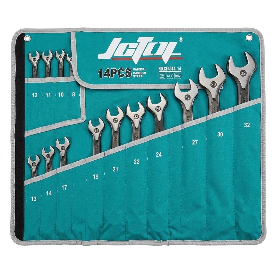 طقم مشترك اسود ثقيل 14 قطعة JCTOP