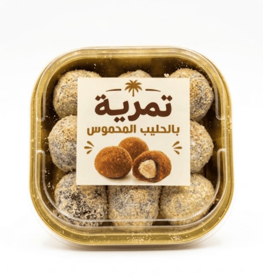 تمرية بالحليب المحموس