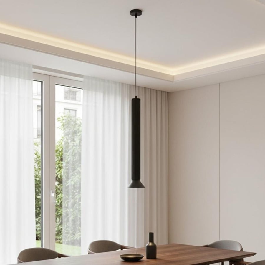 علاقي LED طويل اسود A _ 8745 LARG HEAD BK