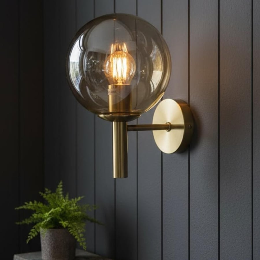 A single bulb like this + golden 5270/1 CR+GD E27