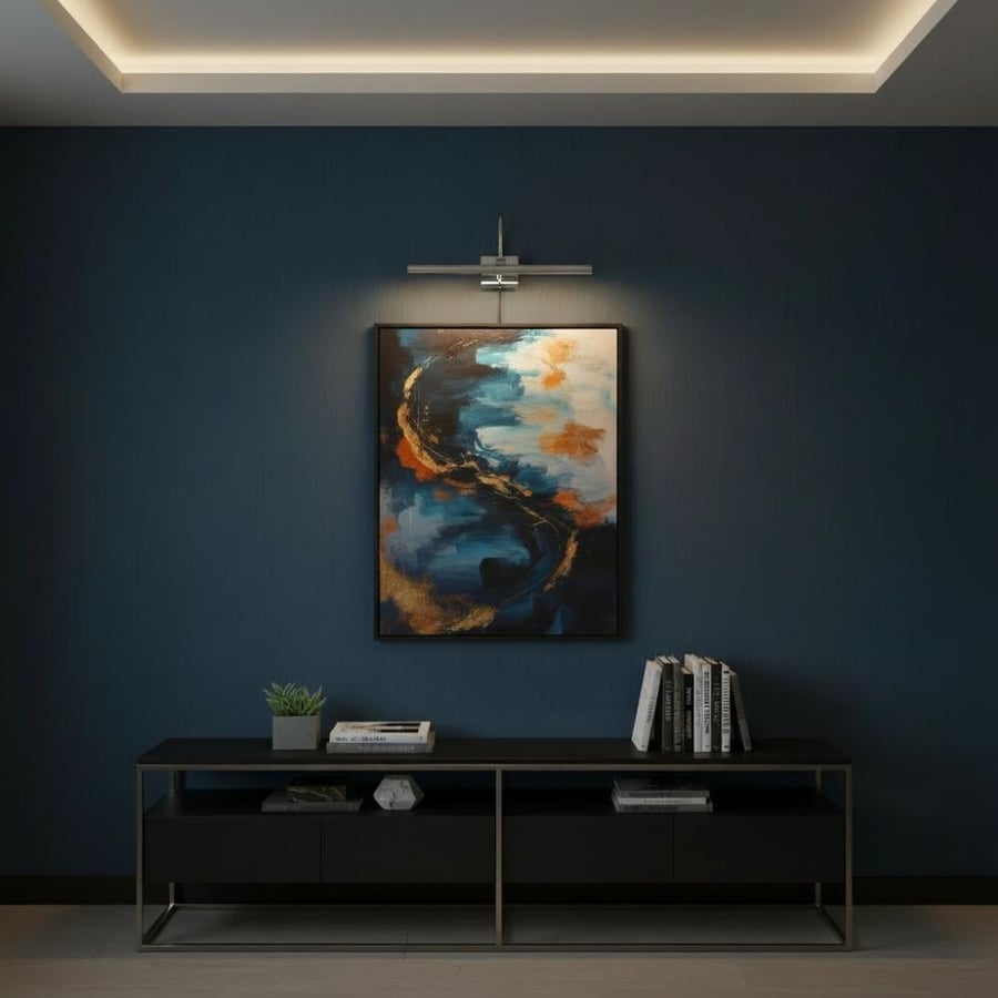 LED applique silver 60cm mirrors 12W 630A/1