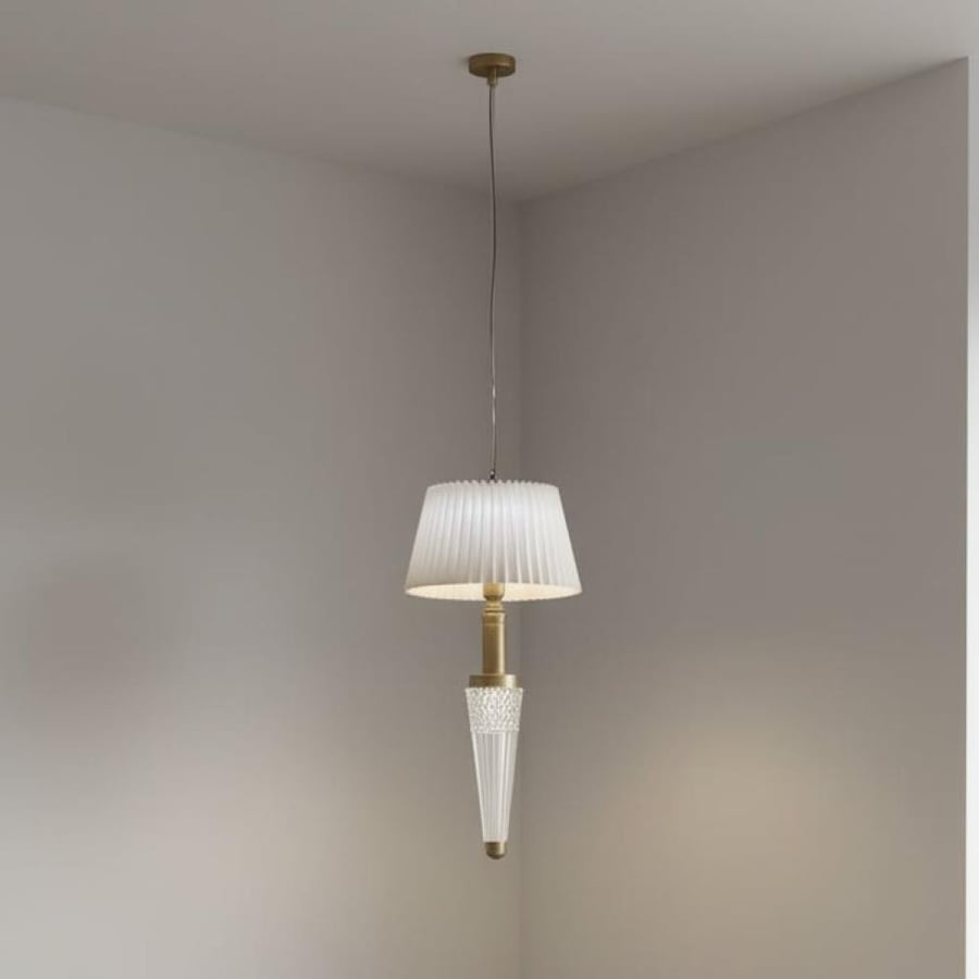 علاقي LED مفرد ذهبي