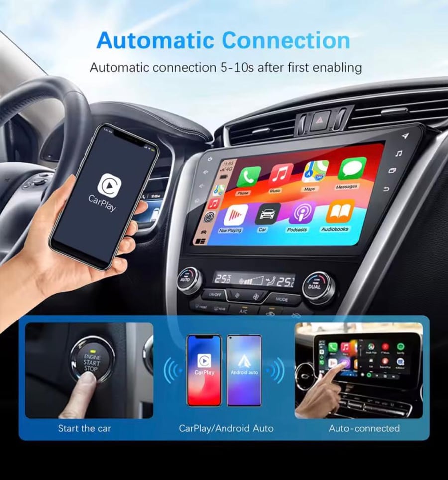 Wireless CarPlay & Android Auto