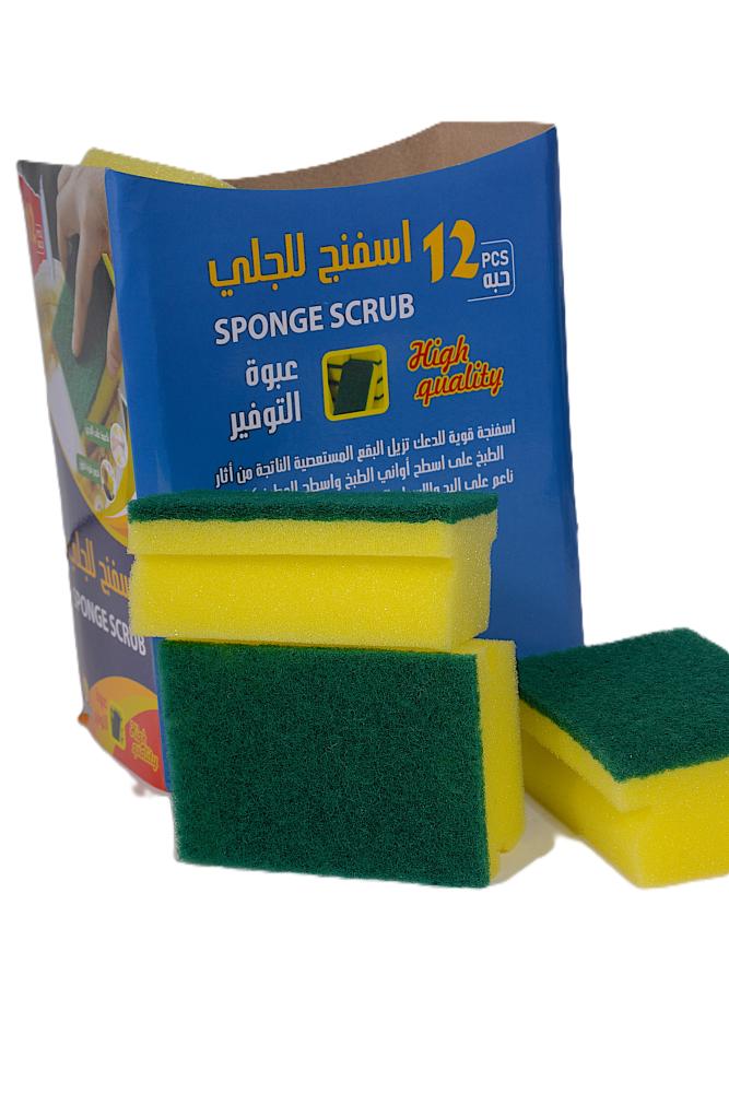 اسفنج الجلي 12حبة عبوة التوفير