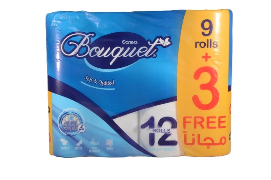 Sanita bath roll bouquet 3+9