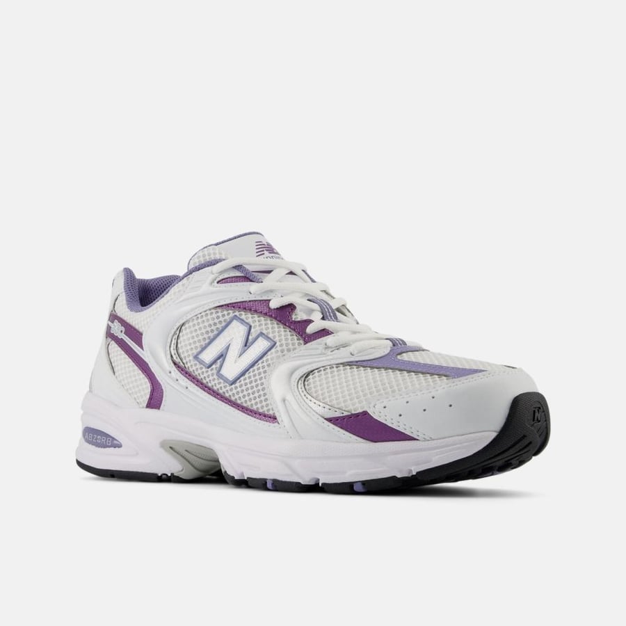 NEW BALANCE 530 WHITE AND LILAC WOMEN'S SHOES MR530