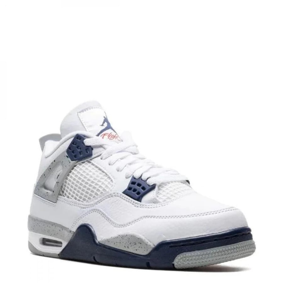 Air Jordan 4 Retro “Midnight Navy” أزرق غامق