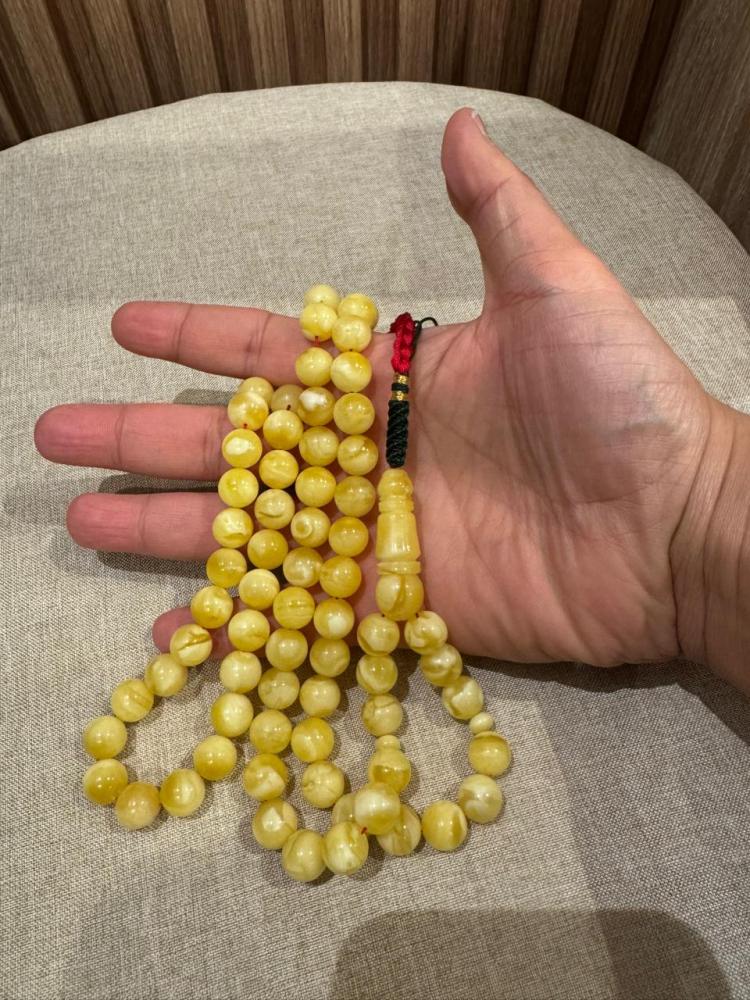 مسبحة كهرمان من متجر الكهرمان سبحة غالية