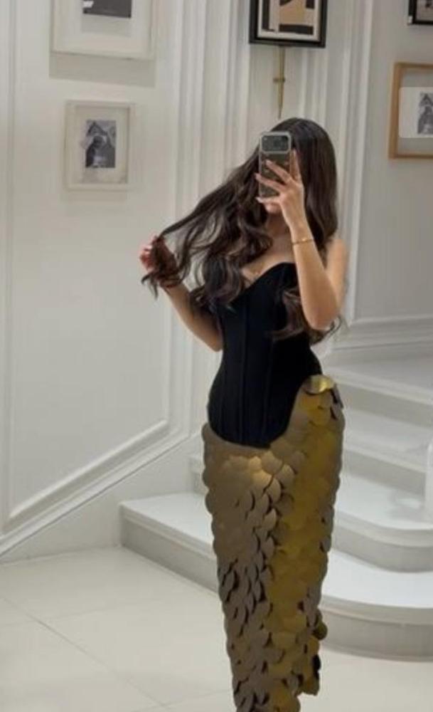 فستان سهره ترتر شال جورجيت ناعم من miar fashion