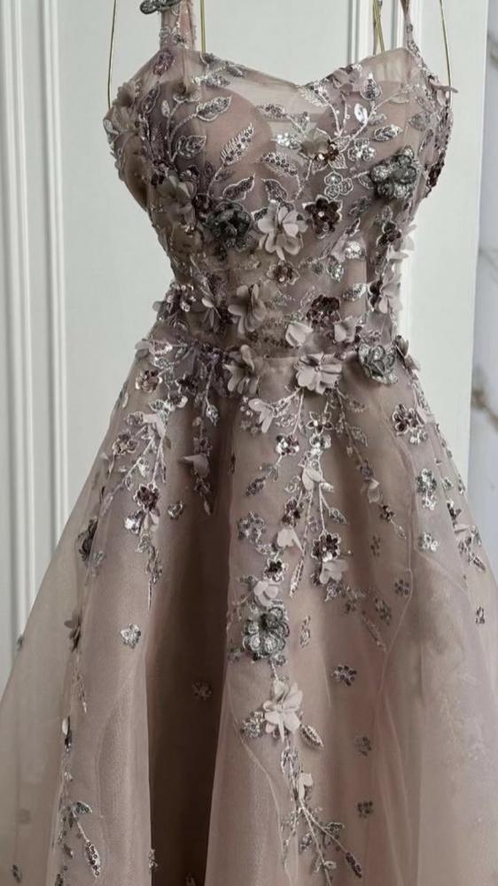 فستان سهره لحمي علا ورد من Mair Fashion