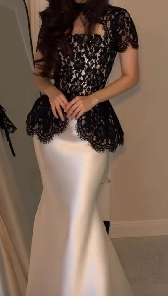 فستان سهره ميكاود مع دانتيل فاخر من Miar Fashion