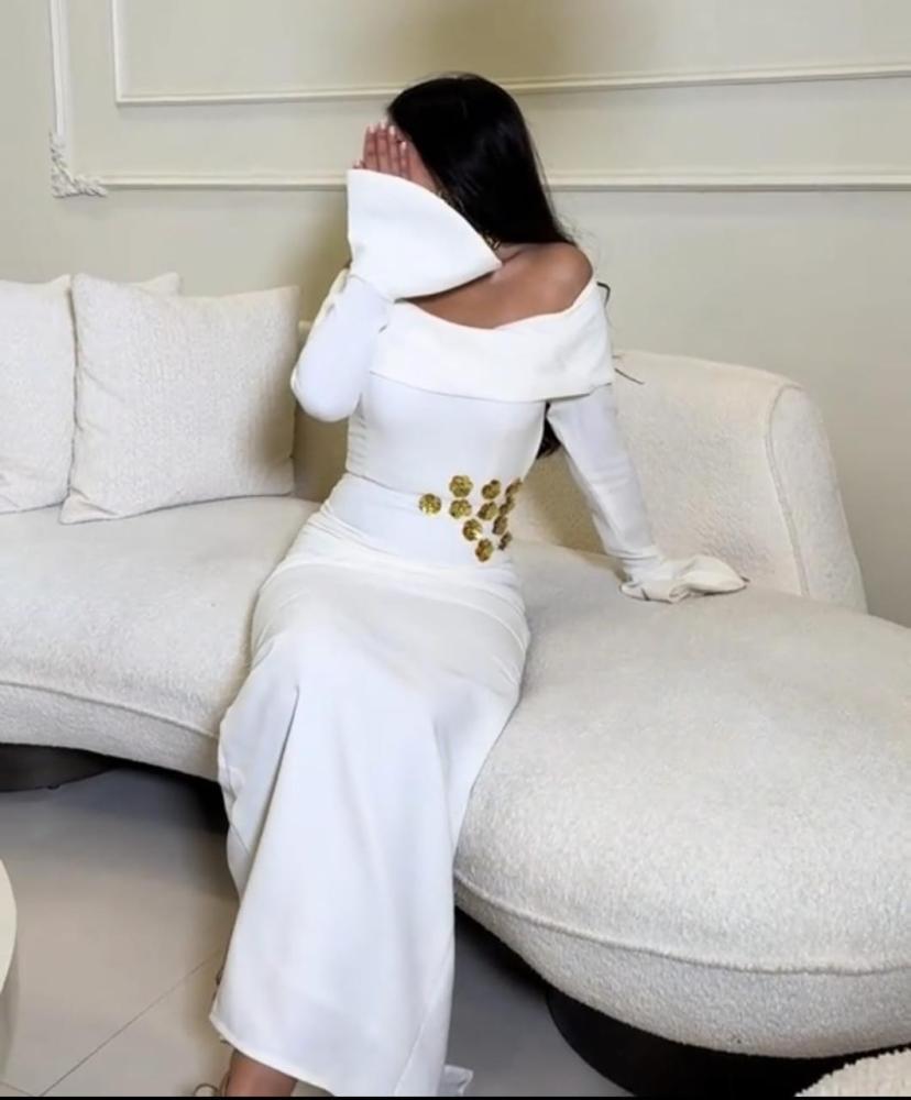 فستان أبيض باربي من Mair Fashion