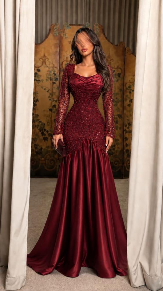 فستان سهره تل خرز بطانه تفته راق من miar Fashion