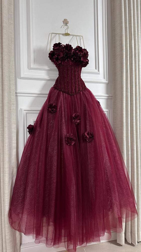 فستان سهره تل تطريزيدوي جميل من miar fashion