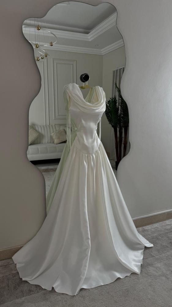 فستان سهره تفته استرتش فاخر من Miar Fashion