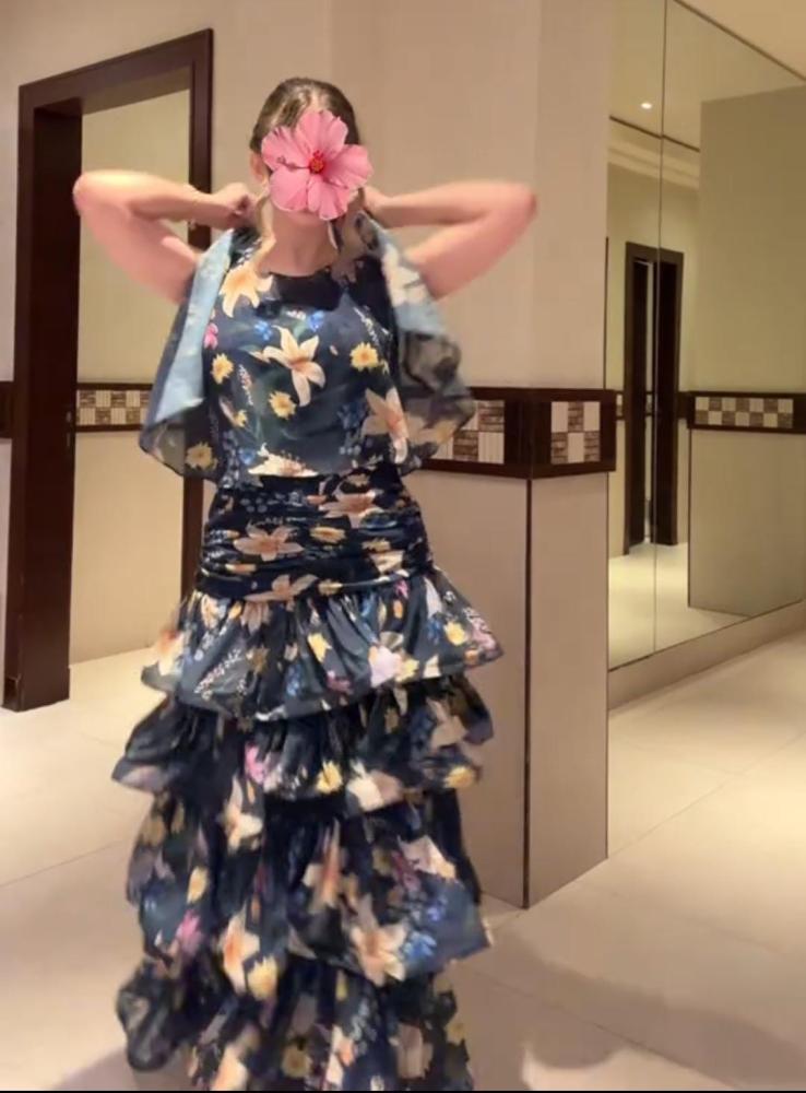 فستان سهره جورجيت برنت بطانه باربي ناعمه من miar fashion