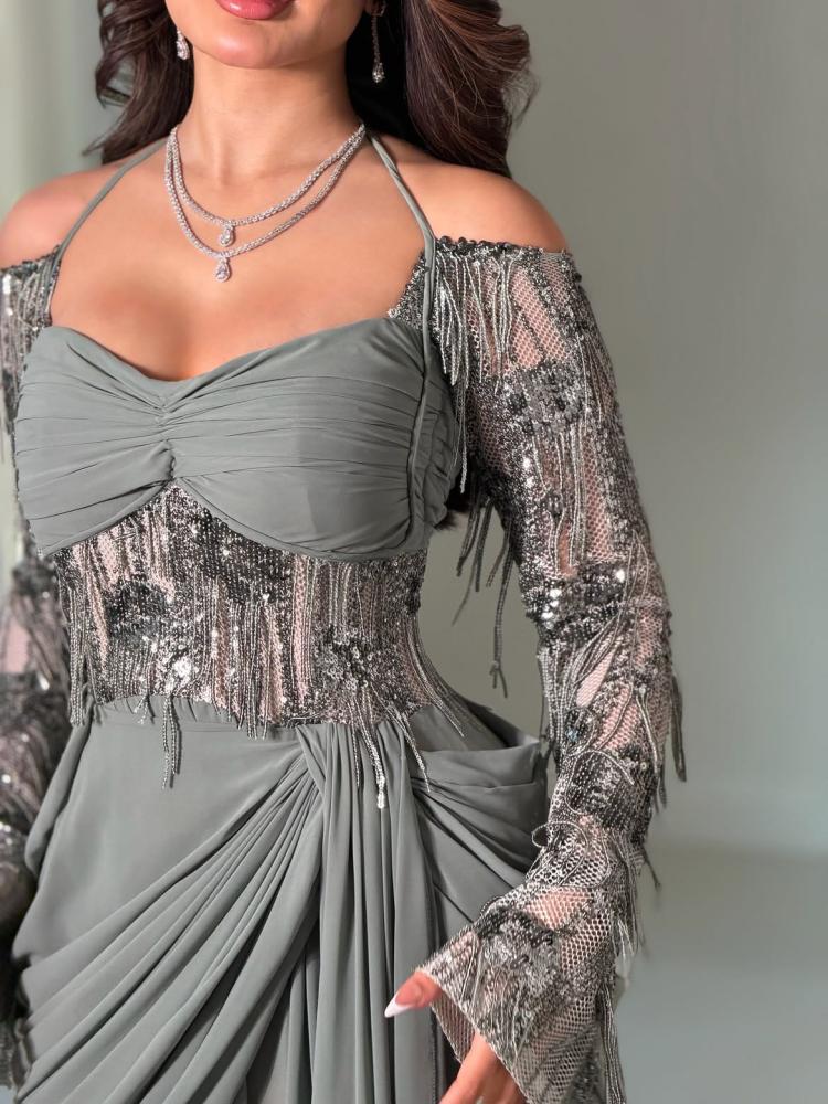 فستان سهره بتصميم يخطف الأنظار من miar Fashion