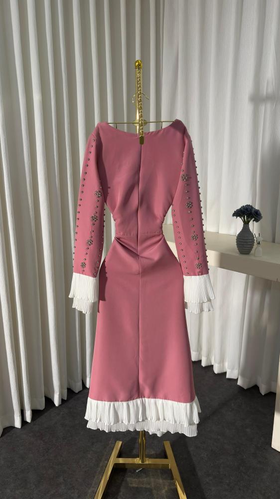 فستان العيد باربي تطريزيدوي جميل من miar fashion