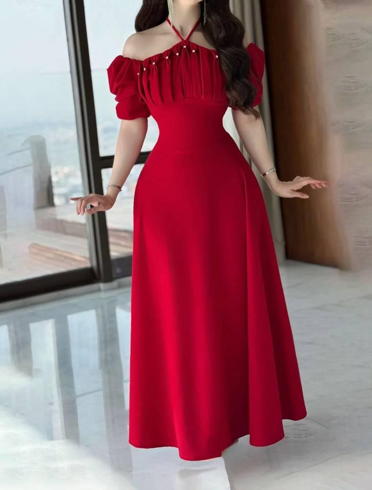 فستان باربي باربعه الوان فخم من Mair Fashion