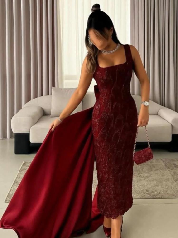 فستان مها الفاخر بتصميم مميز وانيق من Mair Fashion