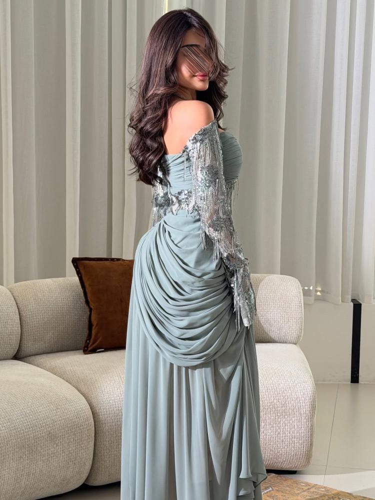 فستان سهره بتصميم يخطف الأنظار من miar Fashion