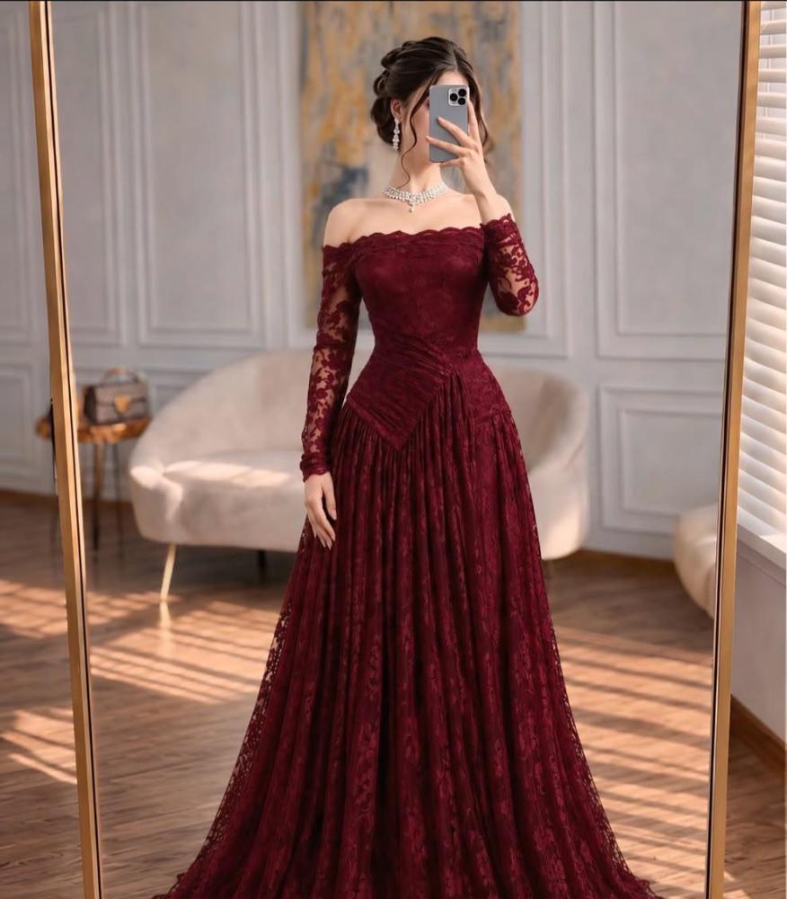 فستان سهره دانتيل فرنسي ناعم من. Miar fashion