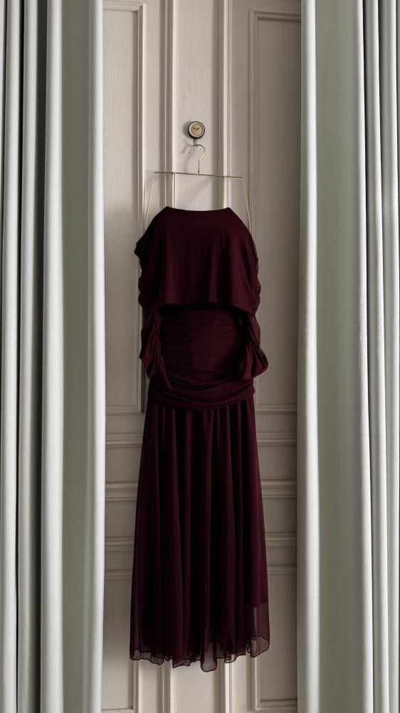 فستان تل بتصميم أنيق من Miar Fashion