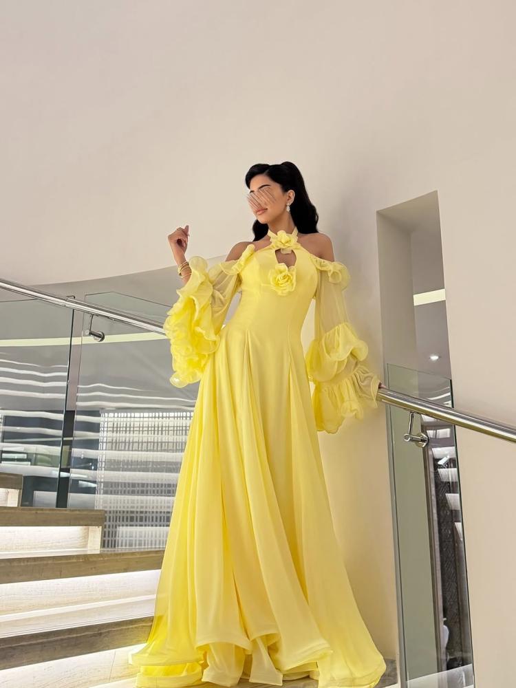 فستان سهره باربي شيفون كلوووش فاخر من Miar Fashion