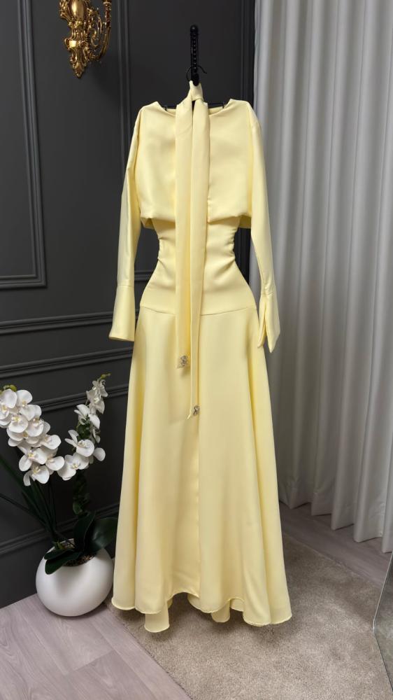 فستان ليموني باربي مع أكسسوار أصلي من Mair fashion