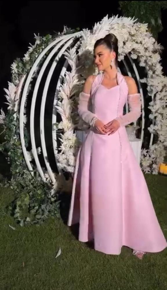 فستان سهرة ميكادو تطريز /Mair Fashion